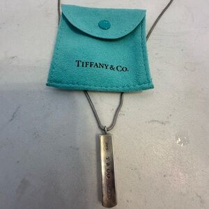 Tiffany bar necklace